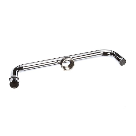 T&S Brass Nozzle, Swing, 10 Length, 3/4-27Un Laminar Outlet 5SP-10